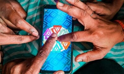 a person holding a phone