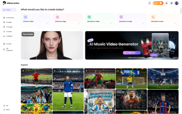 How to Improve Image Quality to 1080p Online Without Watermarks 27 Open HitPaw Online Photo Enhancer for improving image quality