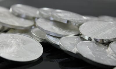 clear glass round plate on black textile