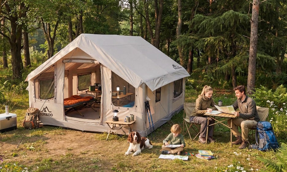 Create More Privacy While Camping