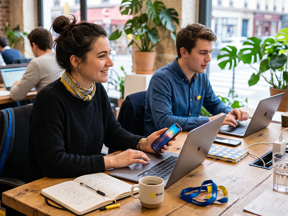 startup au bureau