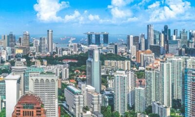 aerial photography of high rise buildings